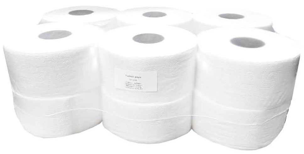 Ipari WC papír 12 db-os 100% cell 1 réteg fehér 19 cm