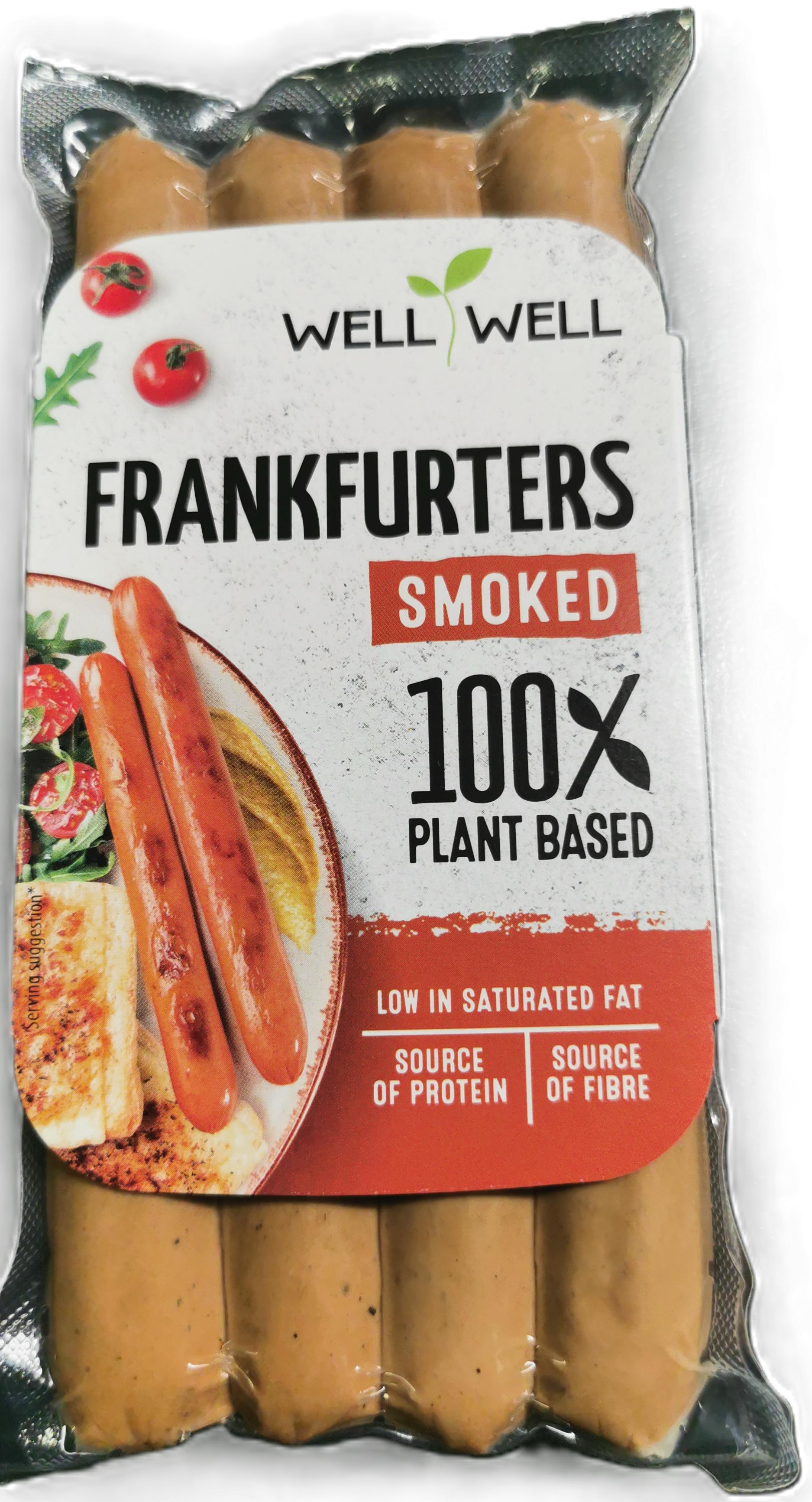Vegán frankfurti füstölt négyes 180 g WELL WELL
