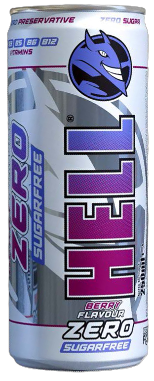 HELL energiaital ZERO Berry 250 ml