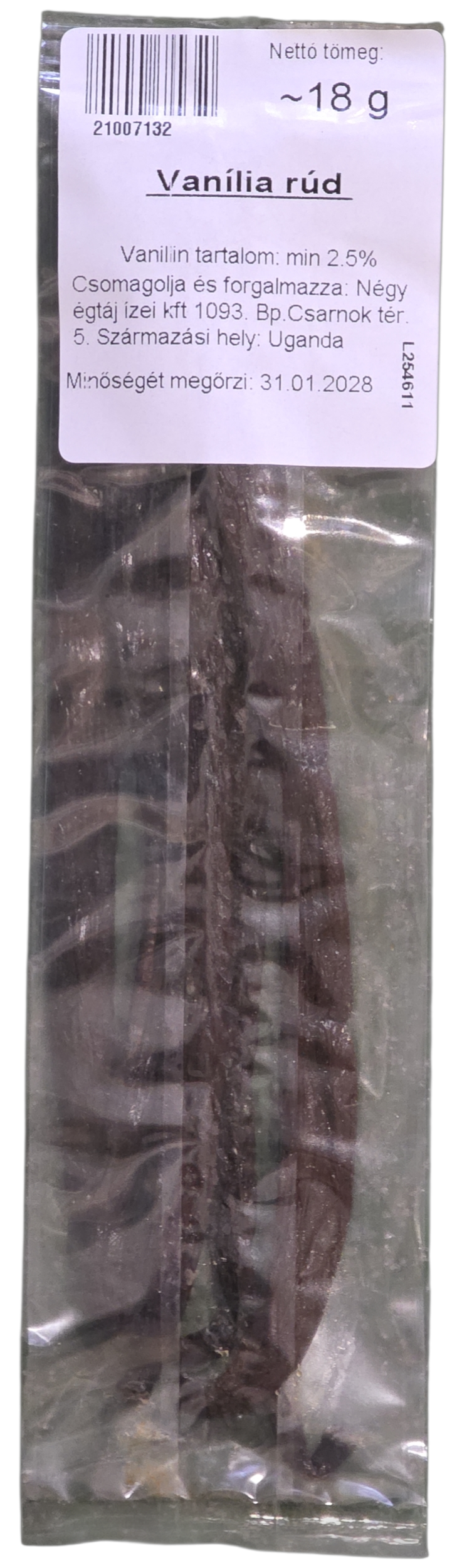 Vaníliarúd 18 g UGANDA