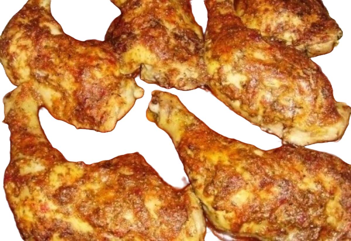 Fűszerezett csontos csirke comb