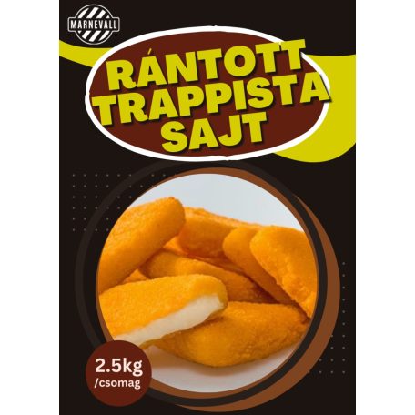 Marnevall rántott kocka trappista sajt 2,5 kg mirelit