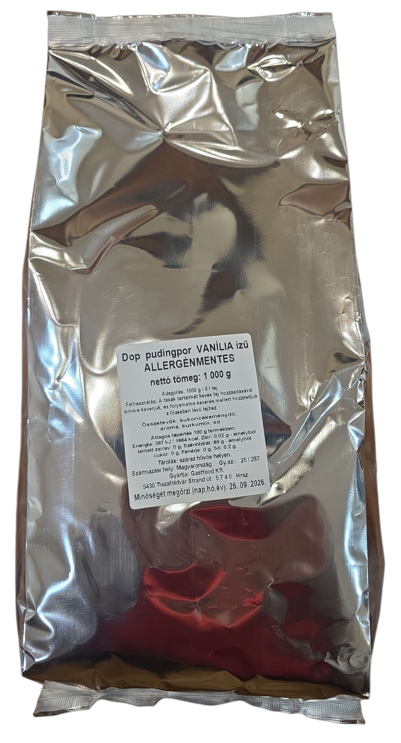 Főző pudingpor vanília 1 kg MAGNA