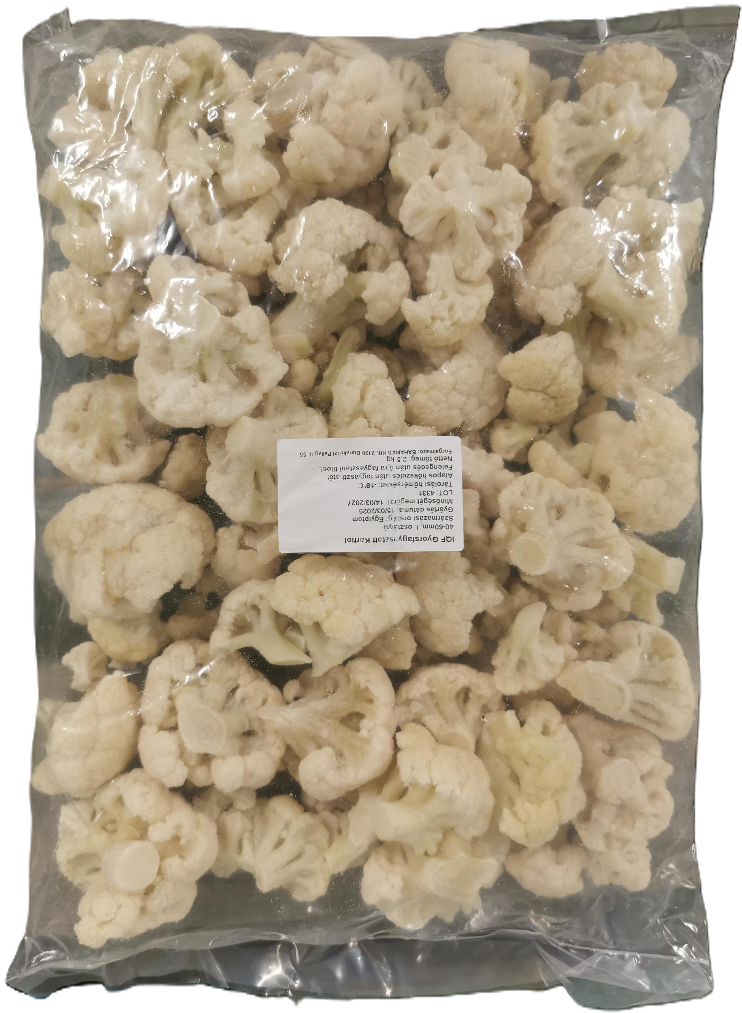 Fejtett bab 2,5 kg mirelit