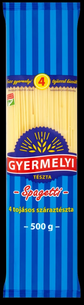 Spagetti 4 tojásos 500 g GYERMELYI