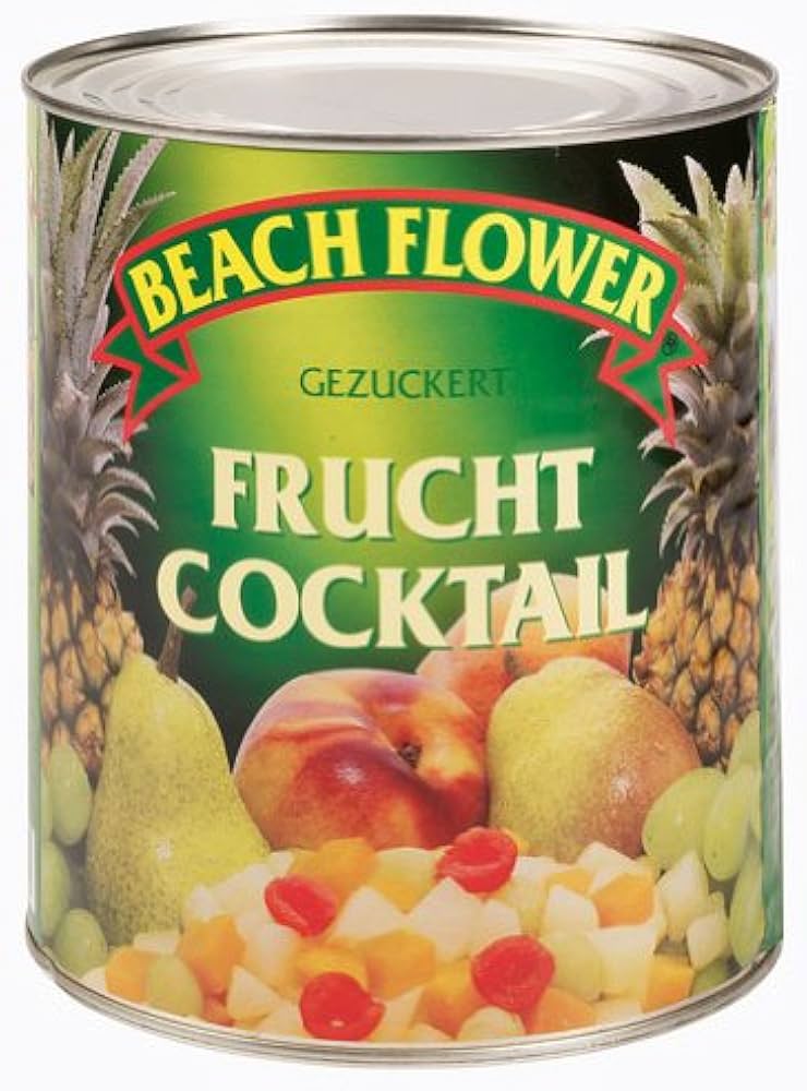 Gyümölcskoktél szirupban 3.060/1.850 g BEACH FLOWER