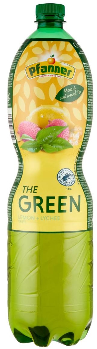 Zöld tea citrom-lychee 1,5 l  DRS PFANNER