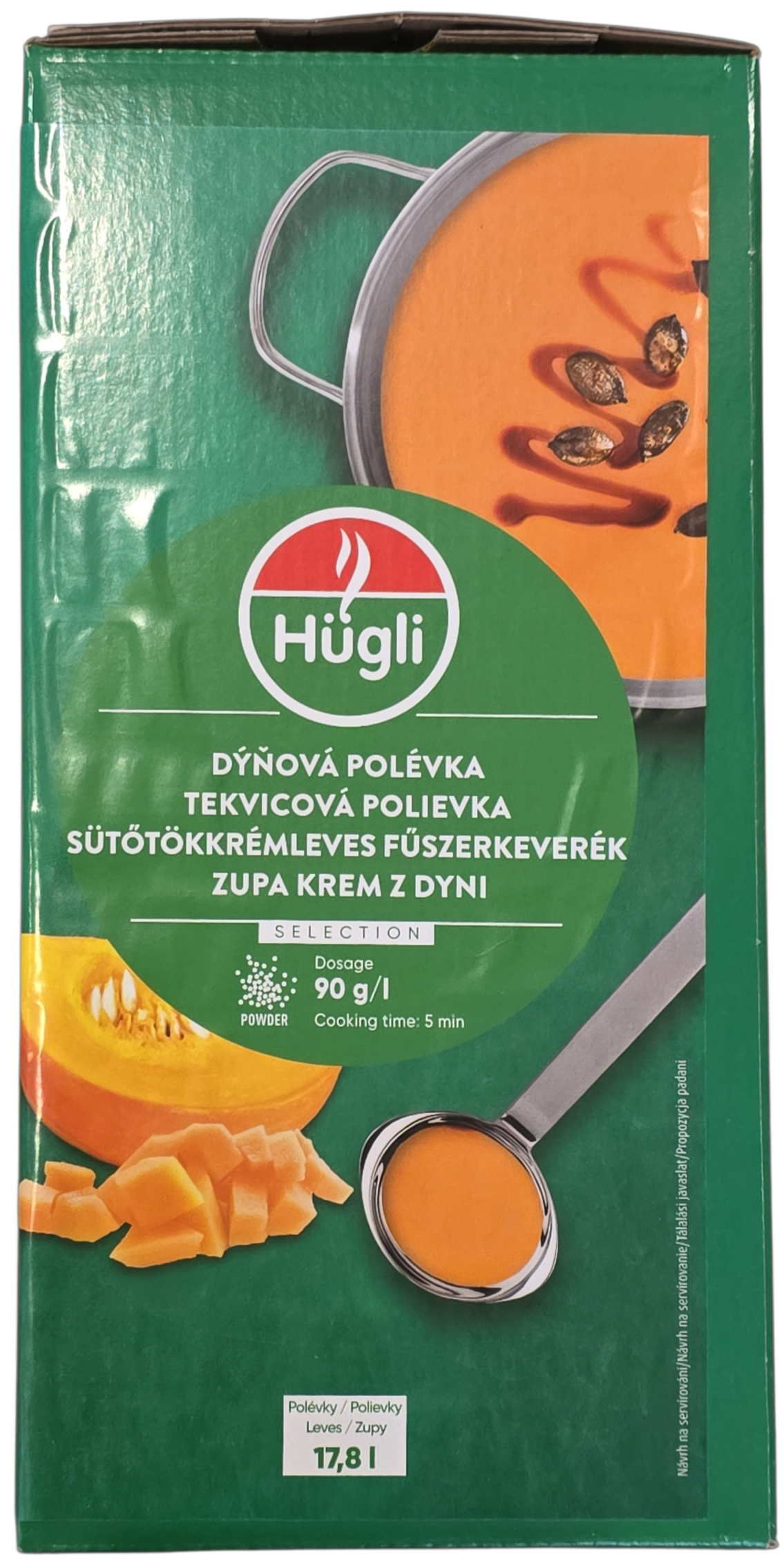 Sütőtökkrémleves fűszerkeverék hozzáadott glutamát nélkül 1,6 kg HÜGLI