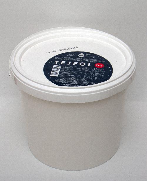Tejföl 20% vödrös 5 l FINO