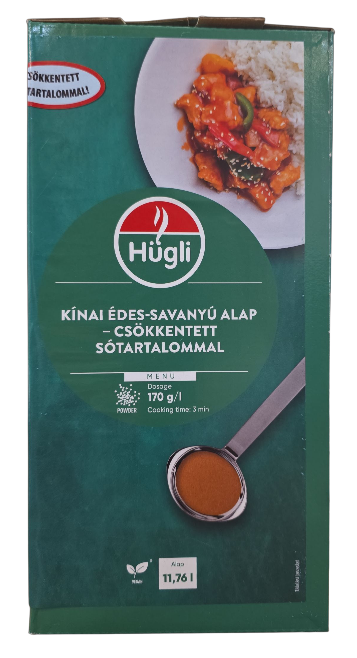 Kínai édes-savanyú alap csökkentett sótartalmú 2 kg HÜGLI