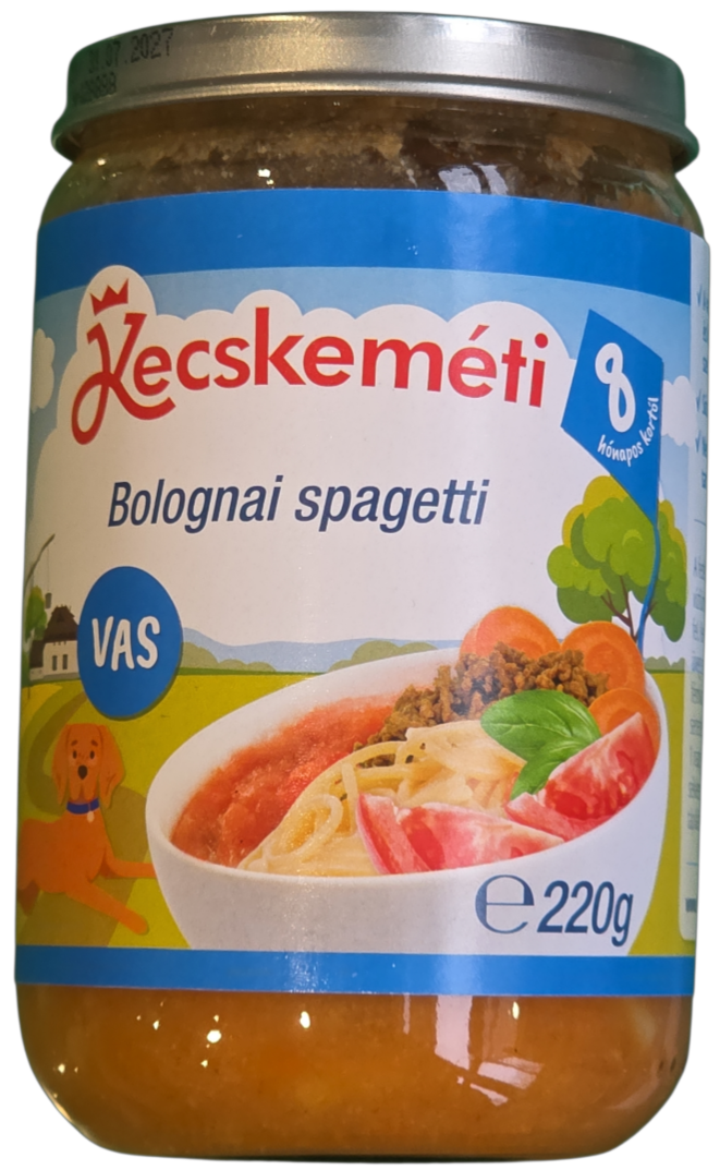 Bébiétel bolognai spagetti 220 g (8hó) HIPP/KREL