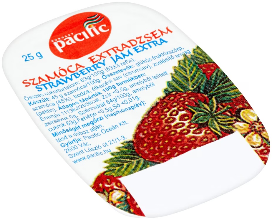 Mini jam szamóca 25 g (50 db/#) PACIFIC