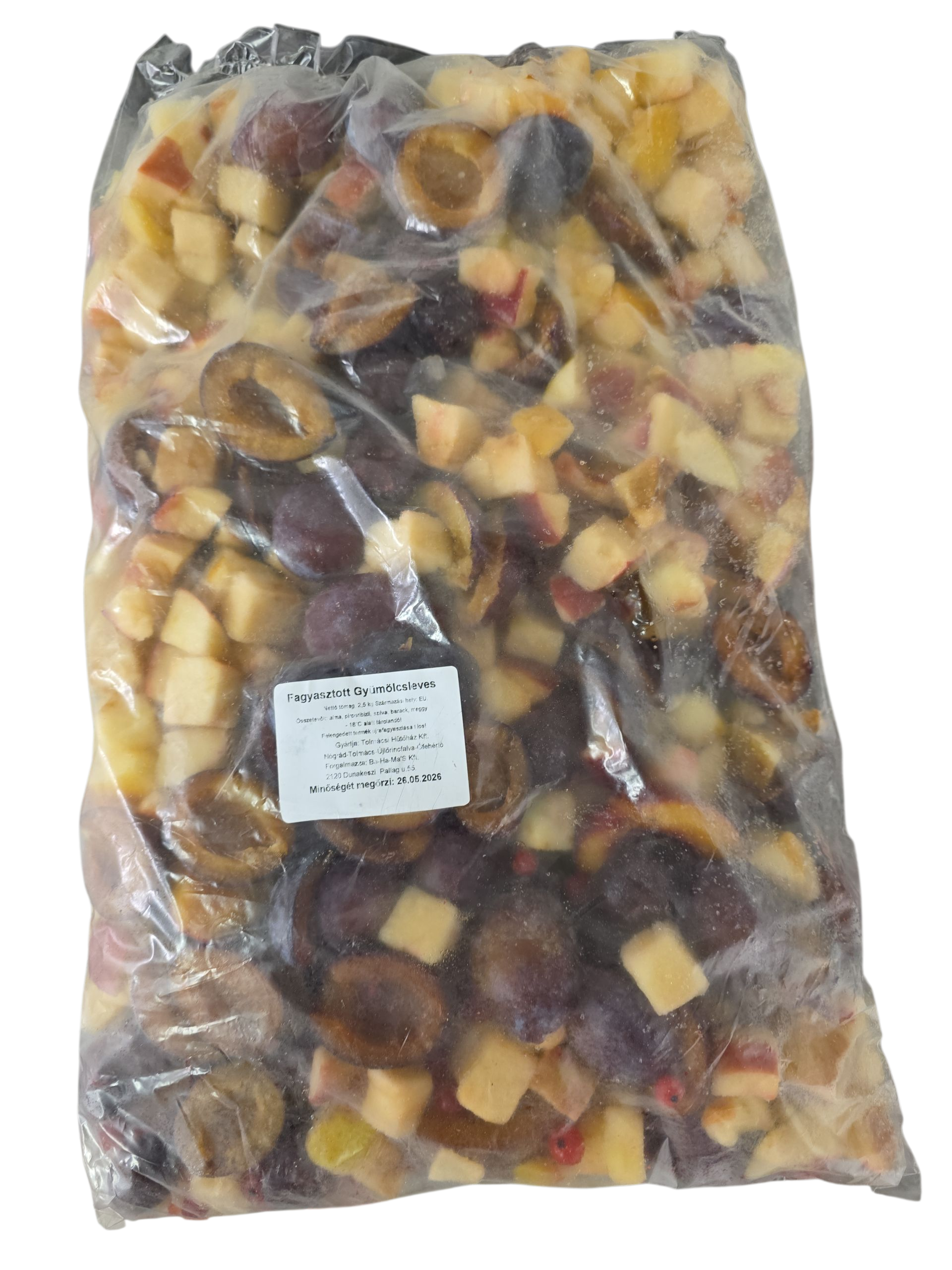 Gyümölcsleves keverék 2,5 kg mirelit