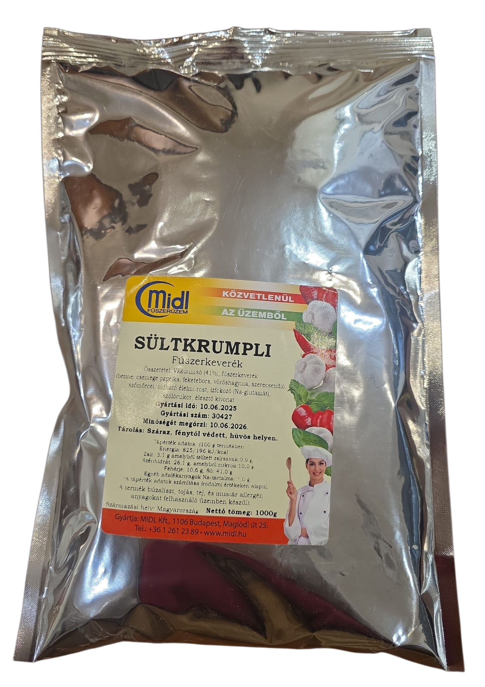 Sültkrumpli fűszerkeverék 1 kg MIDL