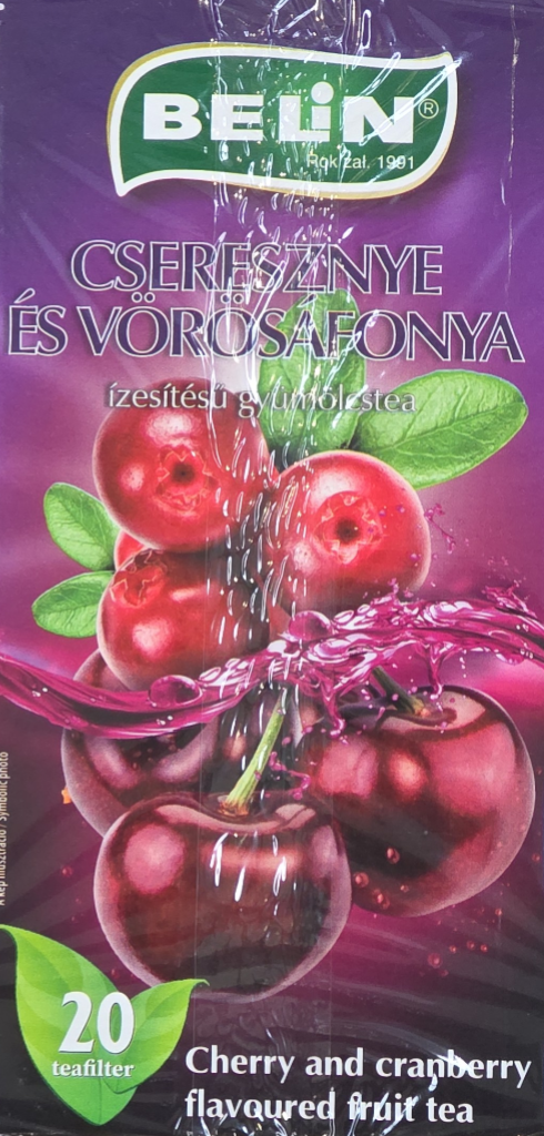 Cseresznye-vörösáfonya tea 2 g (20 db/#) BELIN