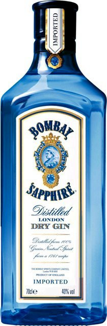G Bombay Sapphire Gin 40% 0.7L DRS