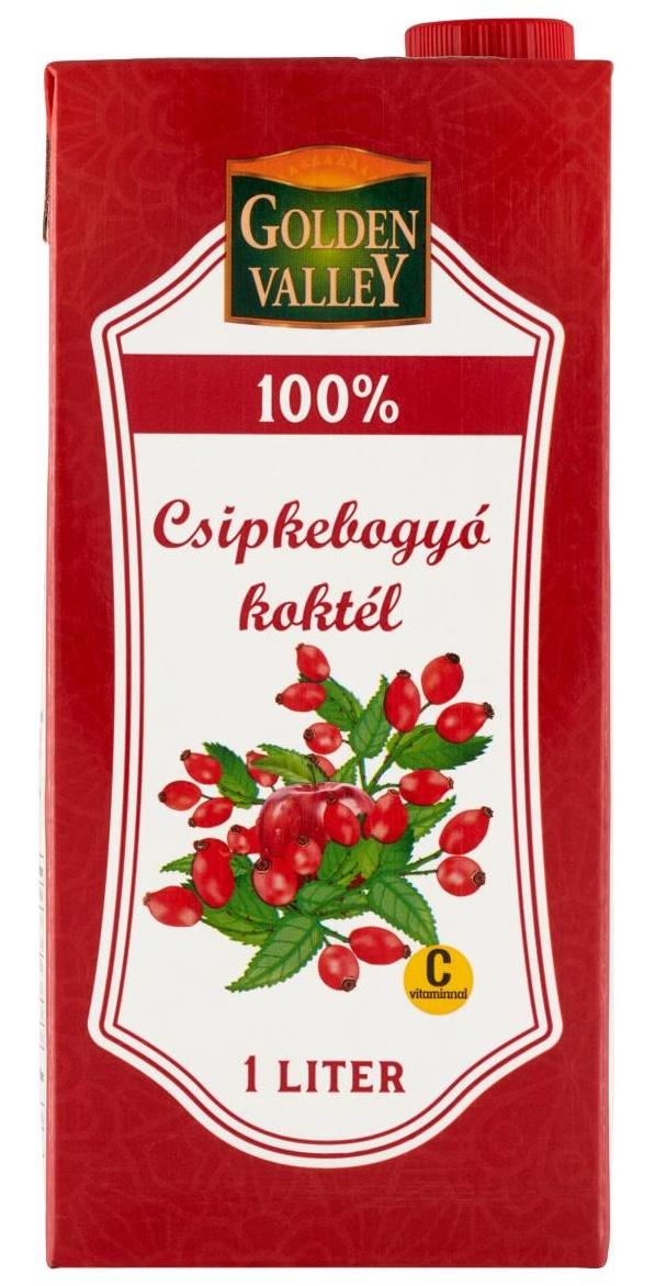 Csipkebogyó koktél 100% 1 l GOLDEN VALLEY