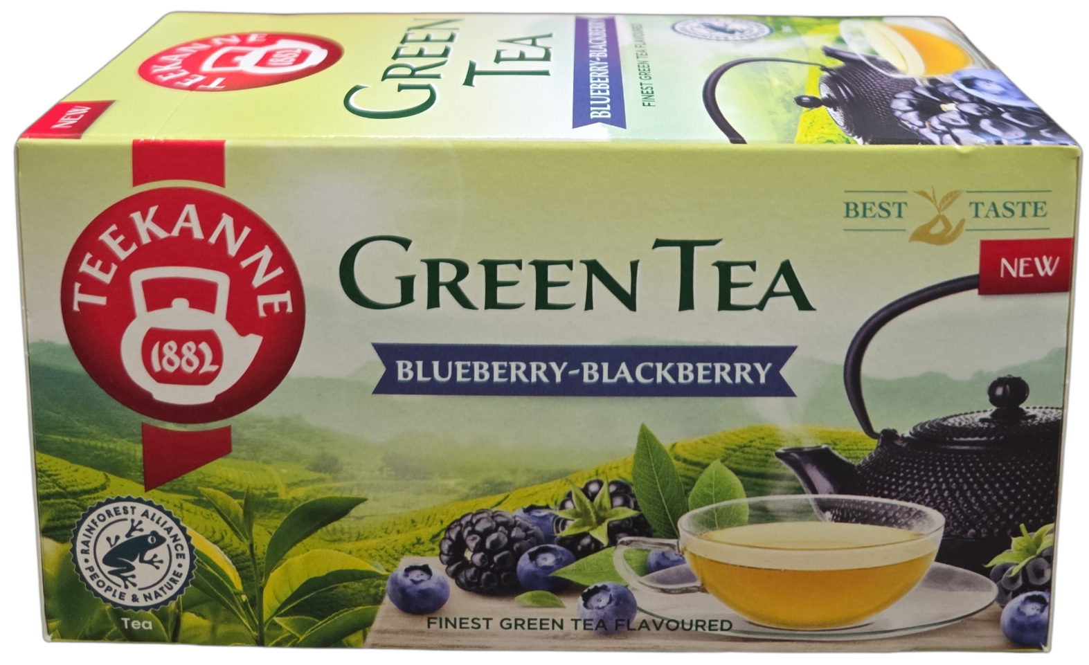 Teekanne zöld tea filteres áfonya-szeder 35 g