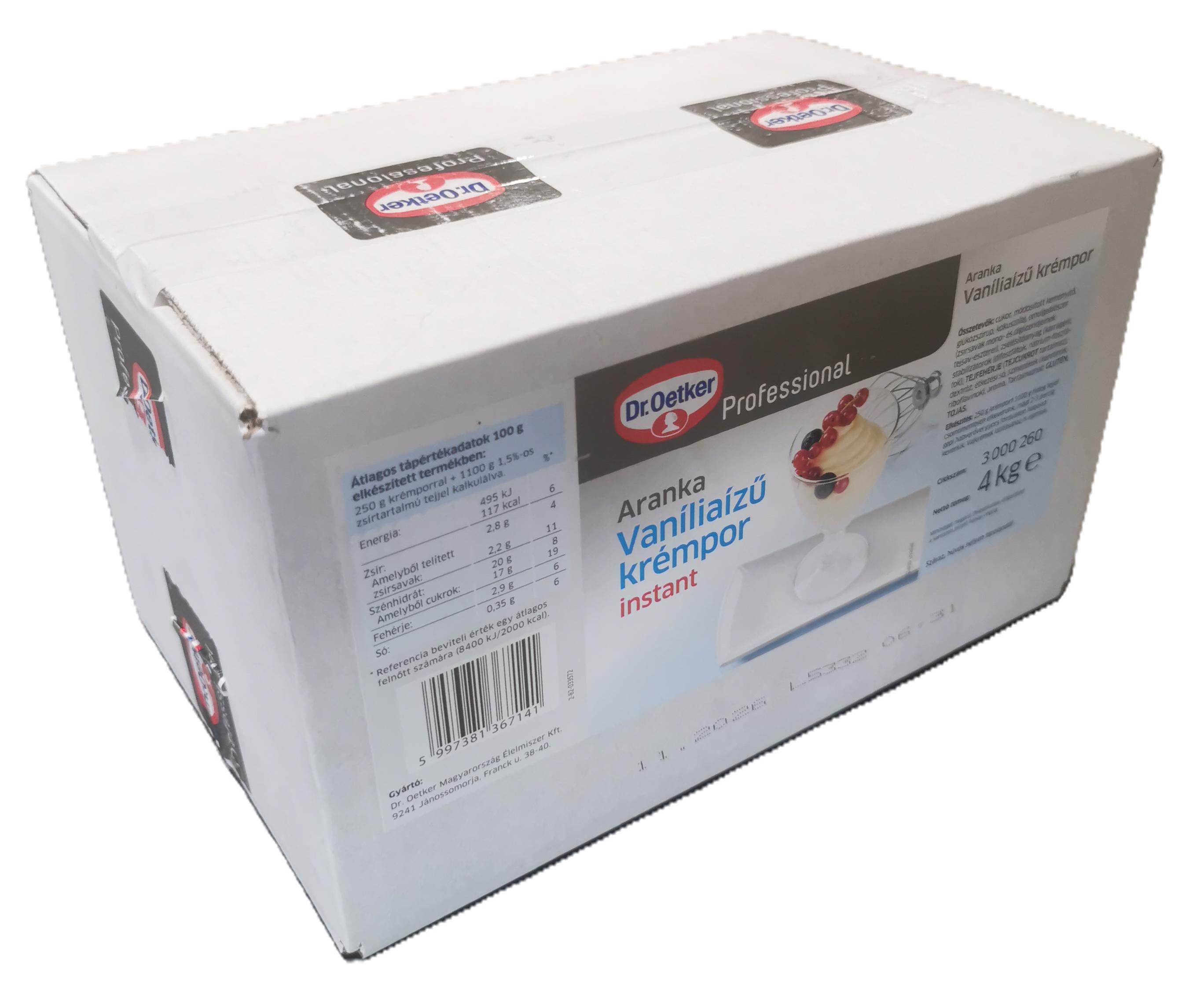 Krémpor vanília 4 kg ARANKA DR.OETKER