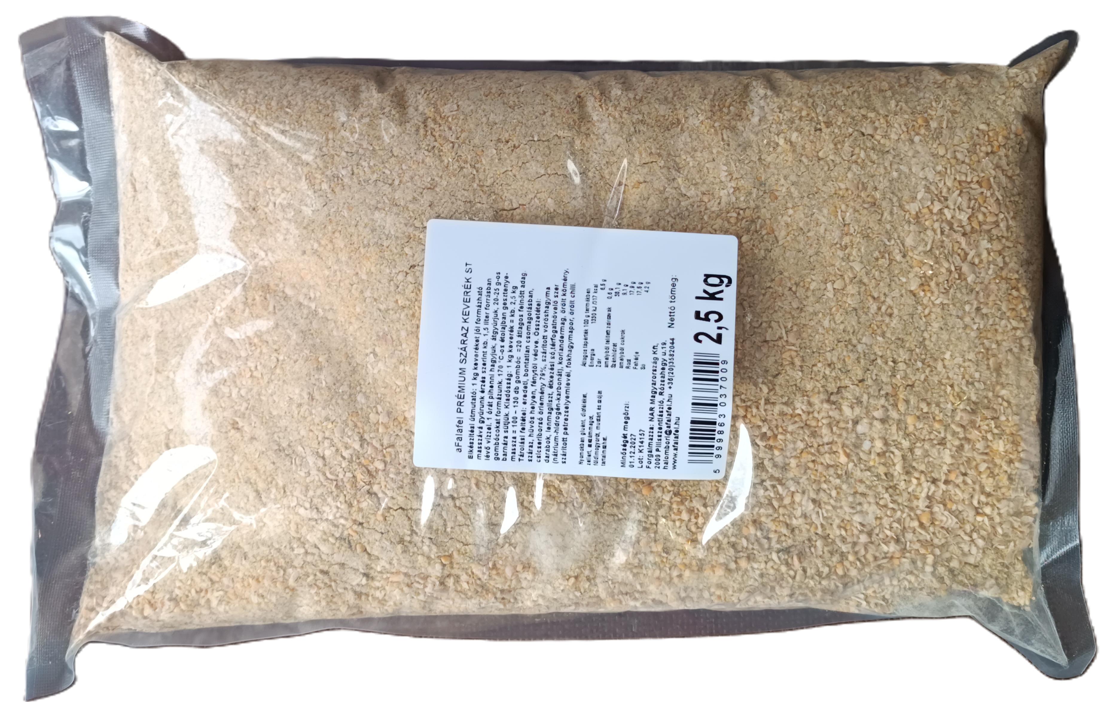 Falafel száraz keverék 2,5 kg