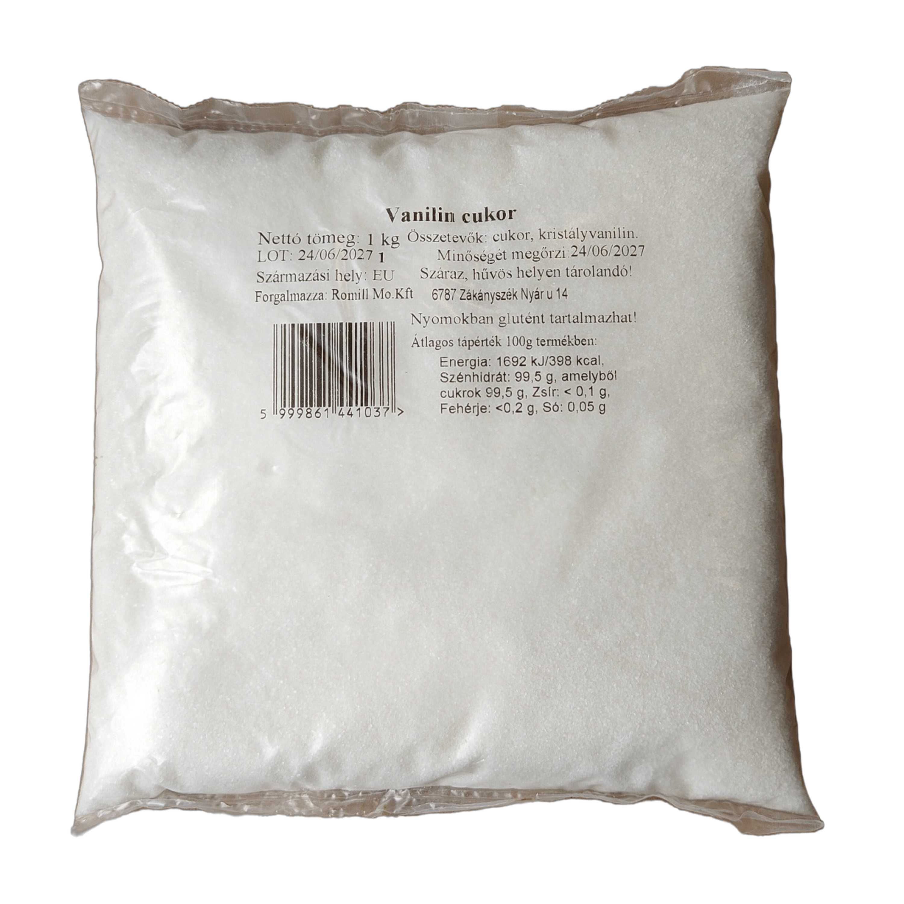Vaníliás cukor 1 kg