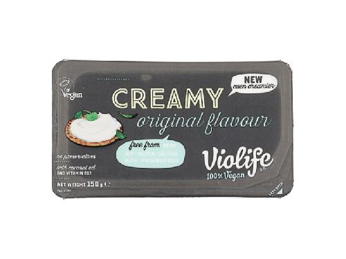 Sajt növényi natúr creamy 150 g VIOLIFE