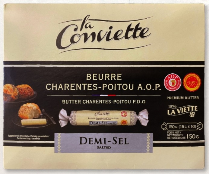 Beurre charentes-poitou AOP (15 X 10 g)