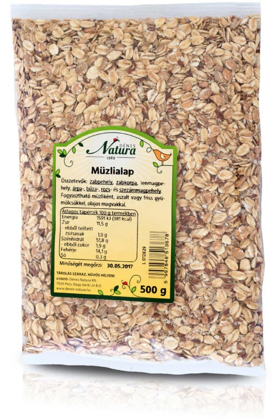 Natura müzli alap allergénmentes 500 g
