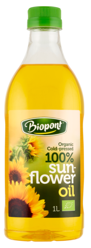 Napraforgó olaj hidegen sajtolt 1 l BIOPONT