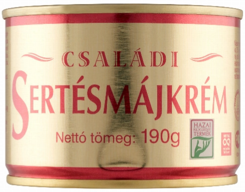 Családi sertésmájkrém 190 g TZ (6 db/#) SZEGEDI