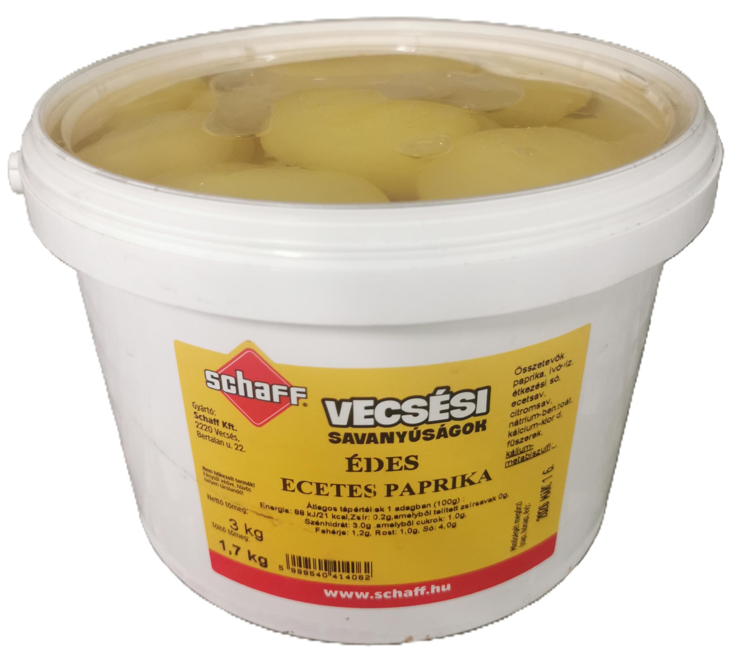 Savanyú alma paprika édes (3/1,7 kg) vödrös