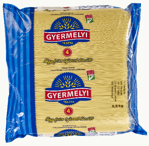 Cérnametélt 4 tojásos 5,5 kg GYERMELYI