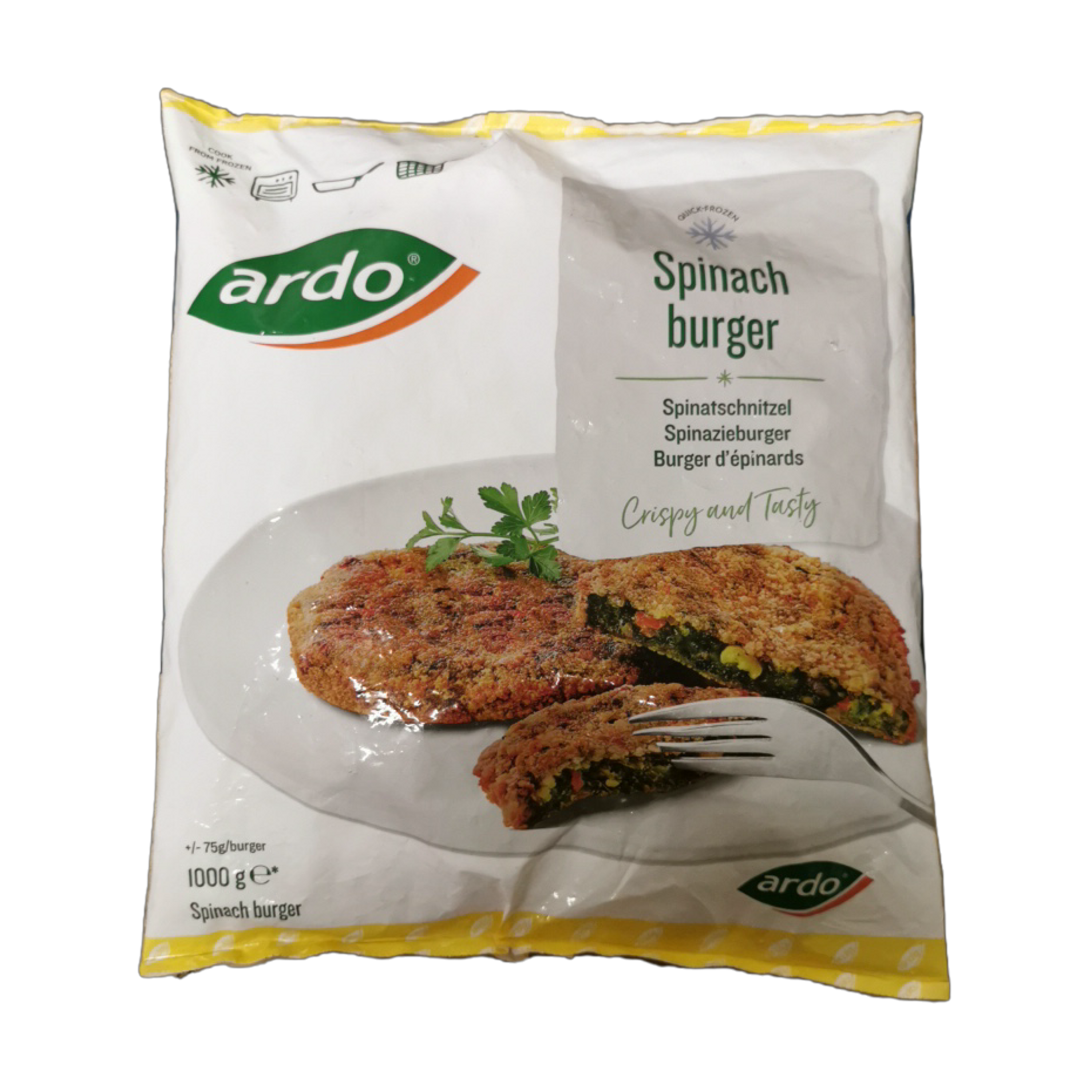 Vegaburger sajtos-parajburger 1 kg ARDO mirelit