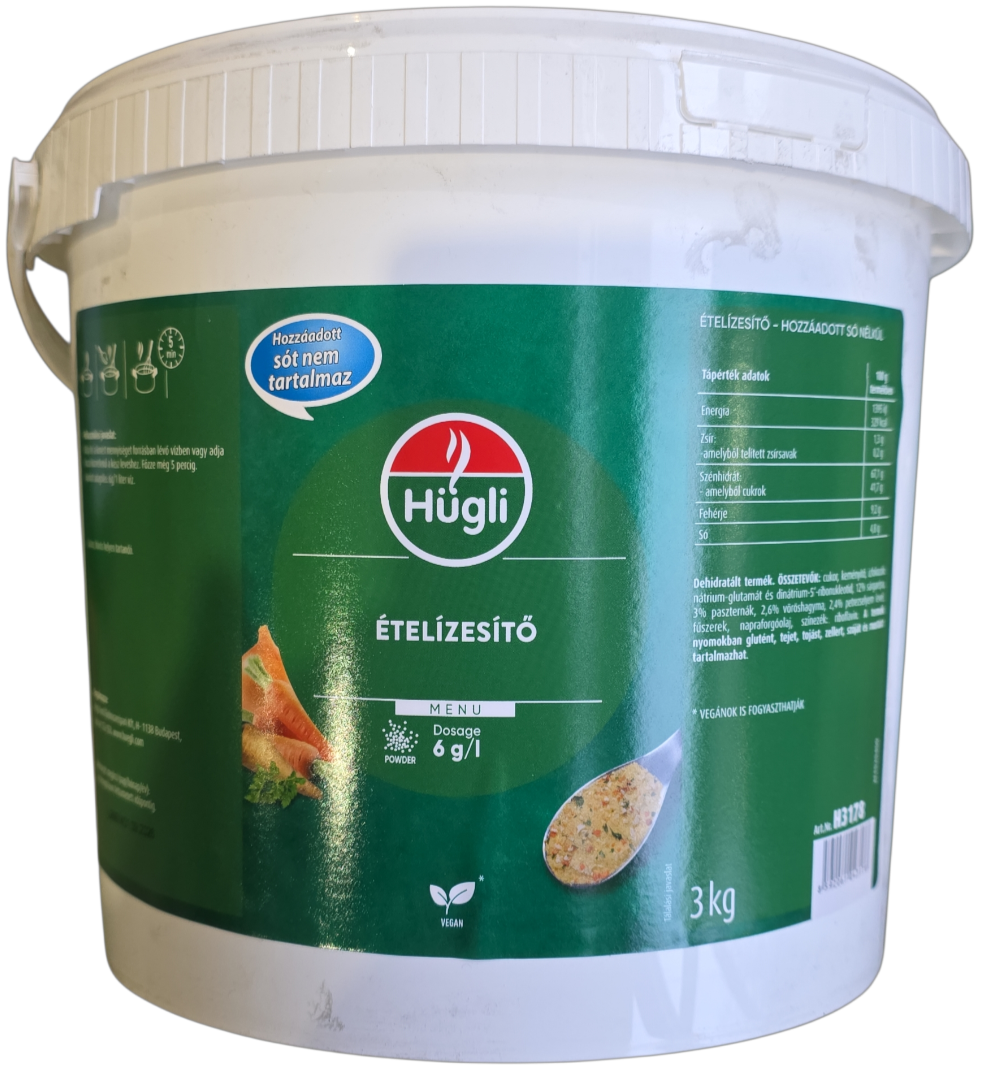 Ételízesítő hozzáadott só nélkül 3 kg HÜGLI