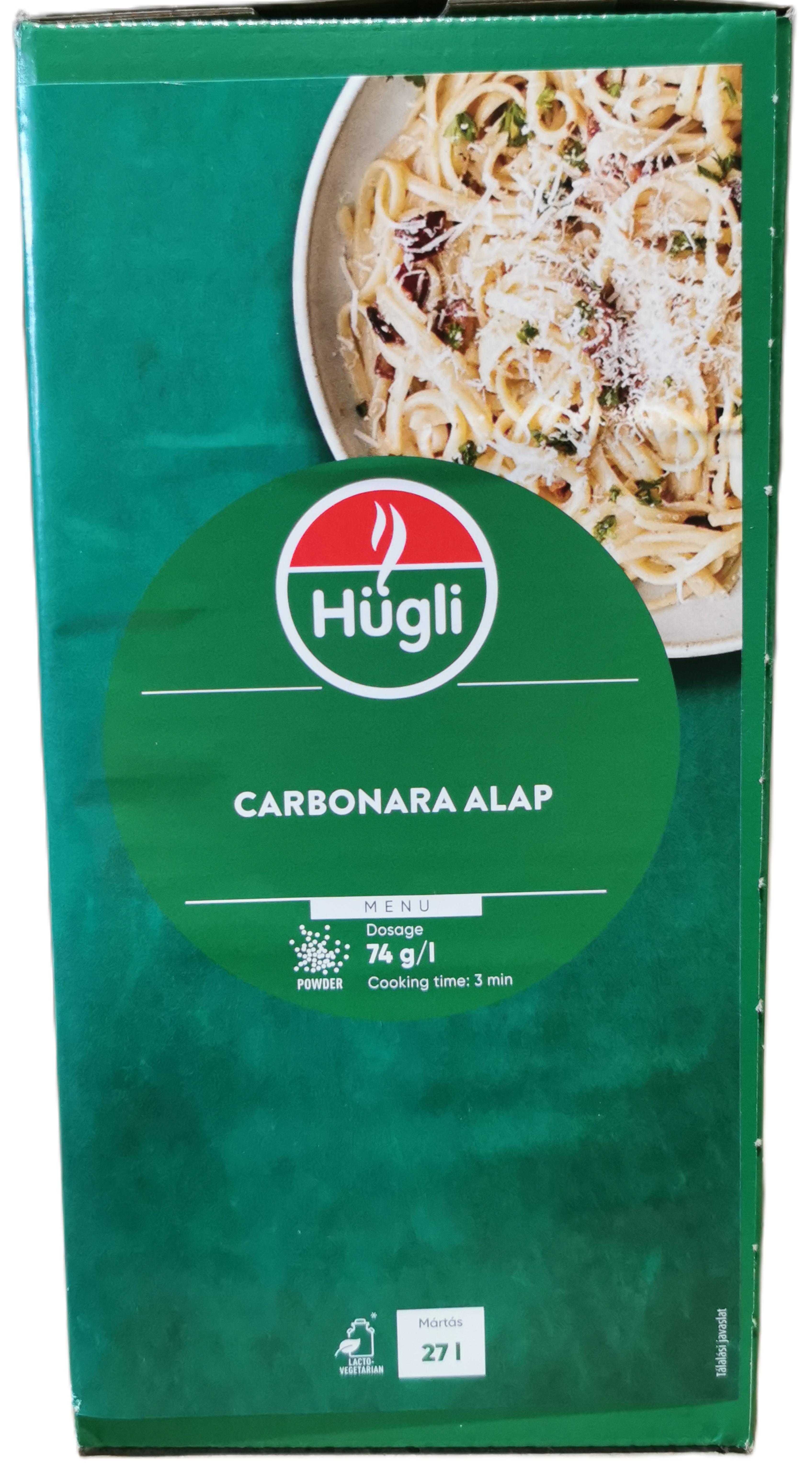 Carbonara alap 2 kg HÜGLI