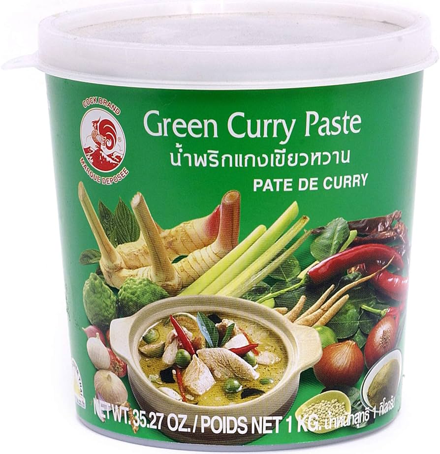 Curry paszta green 1 kg COCK BRAND