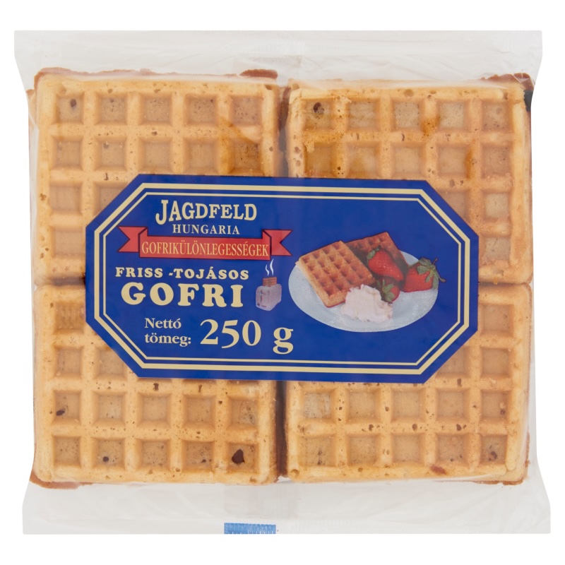Gofri friss tojásos 250 g (12 szelet /csomag) JAGDFELD/KREL