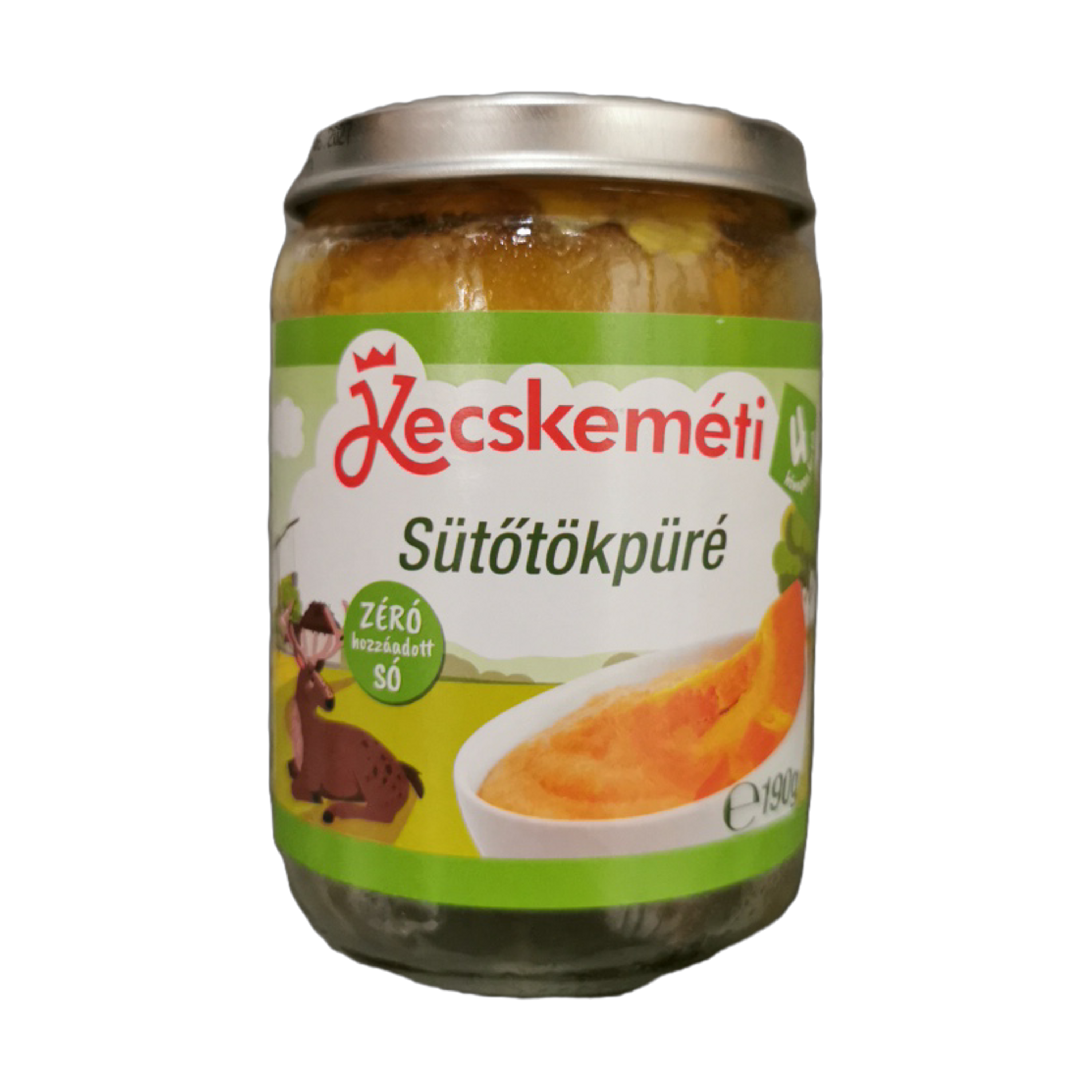 Bébiétel sütőtökpüré 190 g (4hó) KecskemétiHIPP