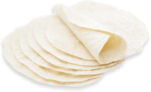 Tortilla lapok 15 cm búzalisztből (6-os) (10 db/#) mirelit