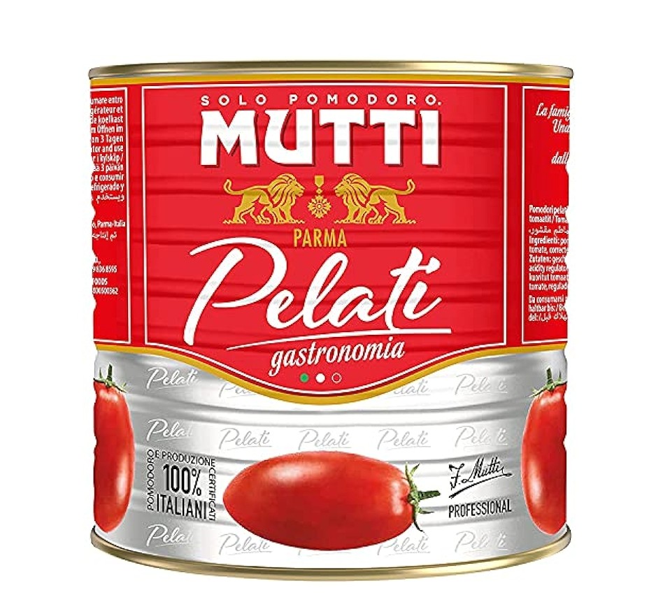 Mutti hámozott paradicsom egész 2.500 g