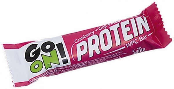 Protein szelet vörös áfonyával 50 g (24 db/#) SANTE GO ON