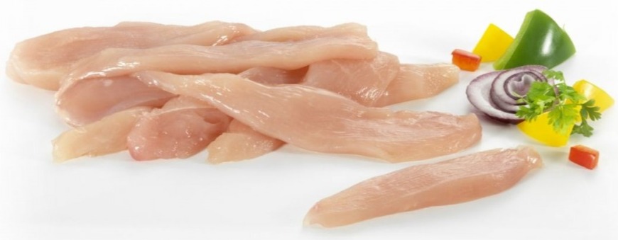 Csirkecomb filé bőr nélkül - csíkozott