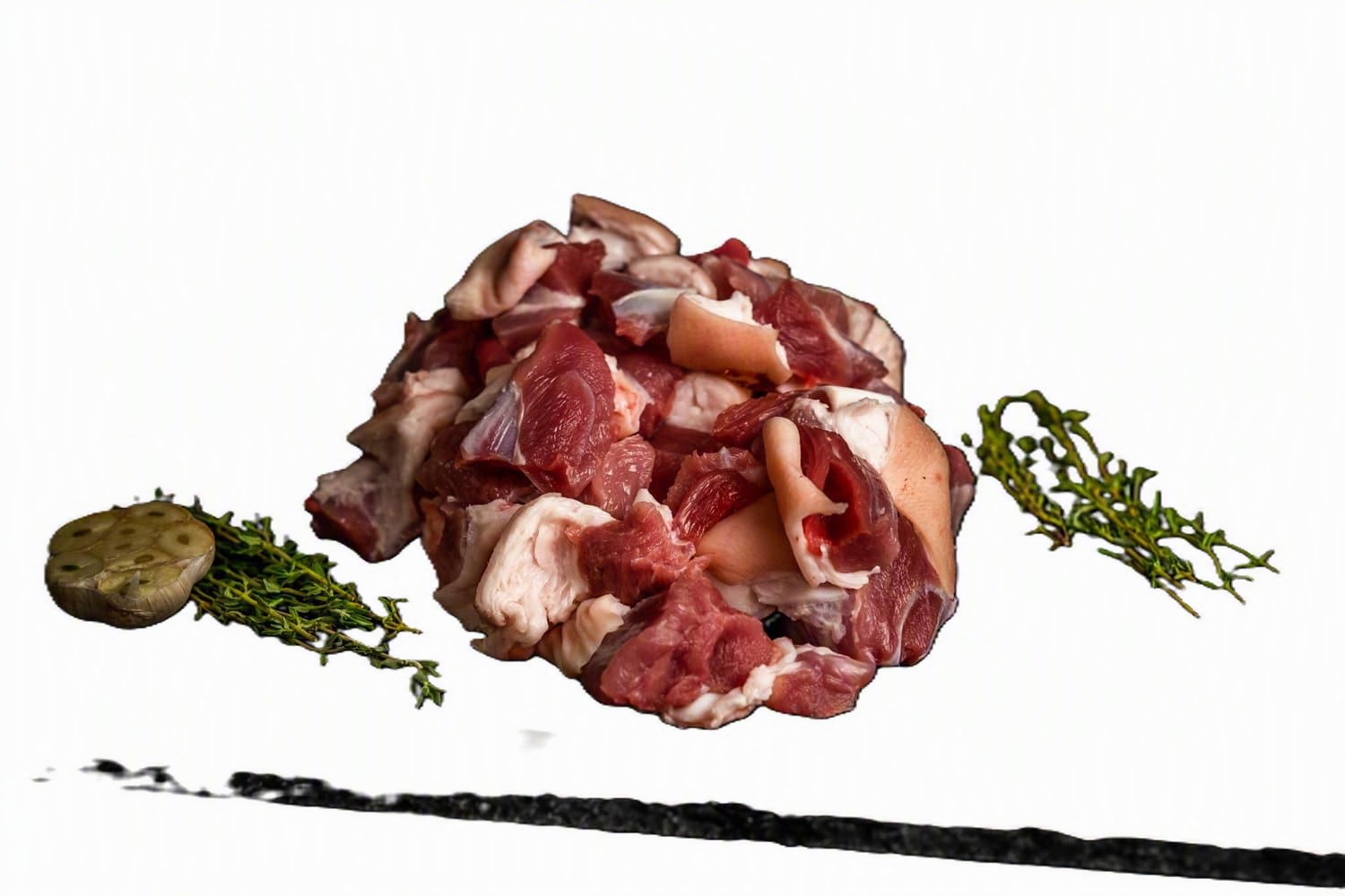 Sertés hátsó csülök csont nélkül - kockázott
