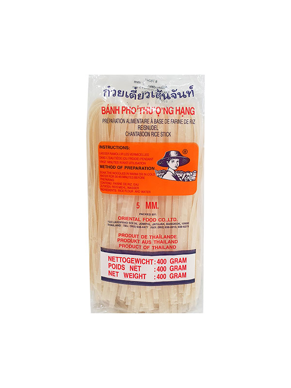 Rizstészta 5 mm 400 g