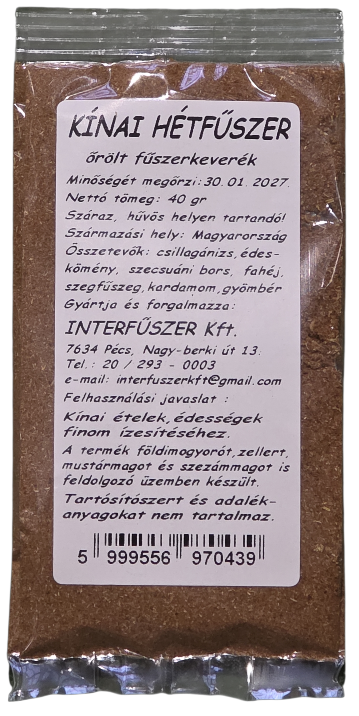 Kínai hétfűszer keverék 40 g