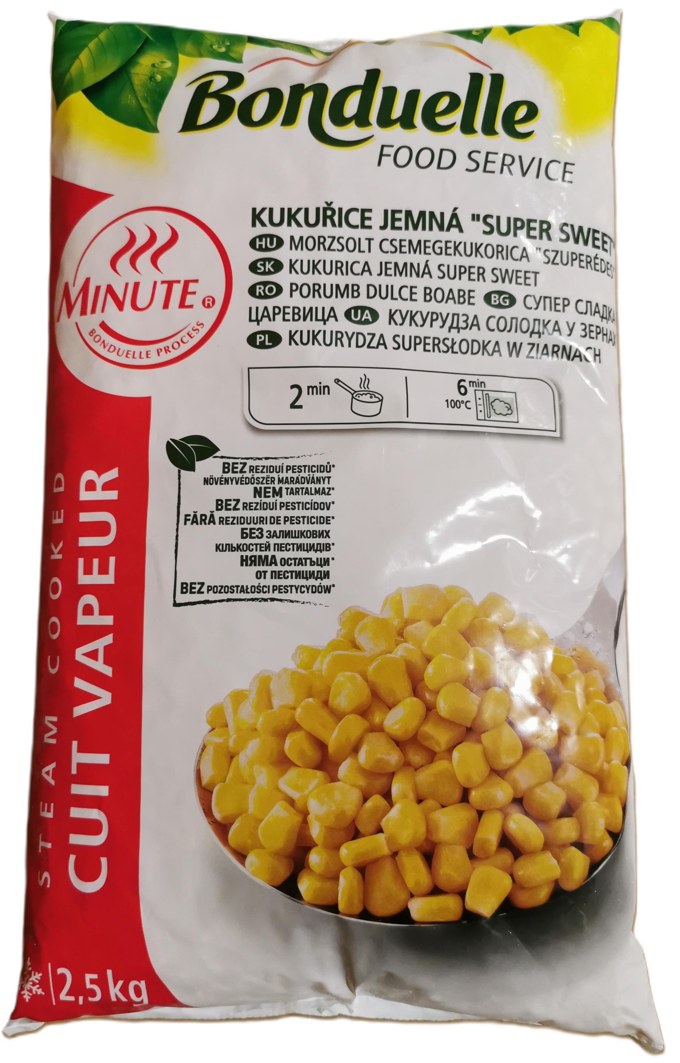 Kukorica morzsolt 2,5 kg BONDUELLE mirelit