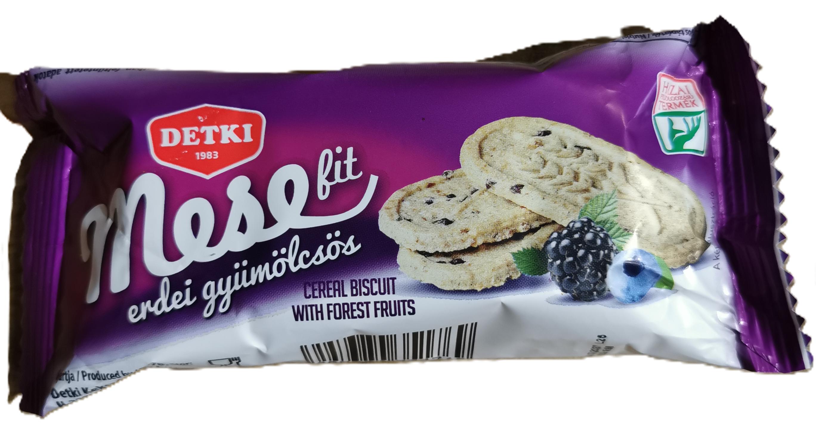 Gabona keksz erdei gyümölcsös 50 g MESEFIT DETKI