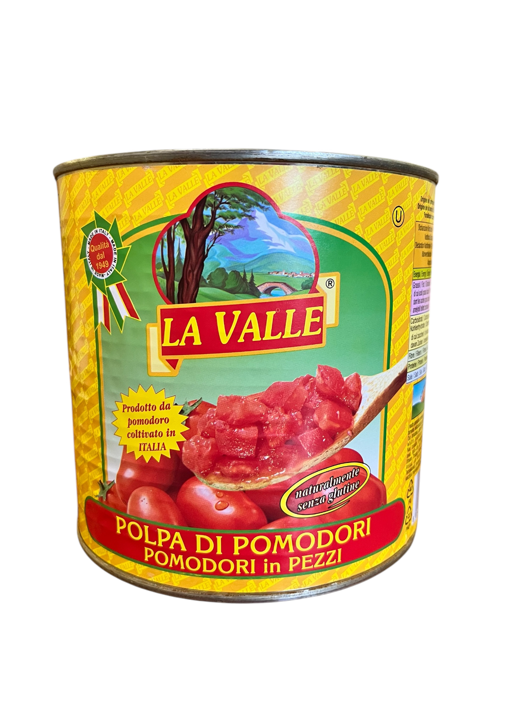 La Valle Hámozott darabolt paradicsom 2.500 g /1.500 g