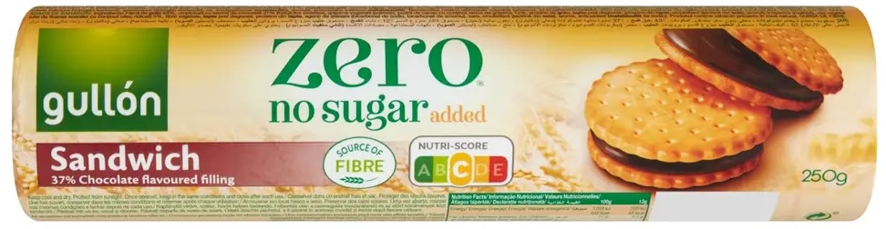 Gullon szendvicskeksz zero 250 g