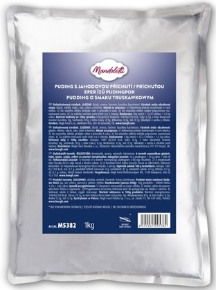 Pudingpor eper 1 kg MANDOLETTI